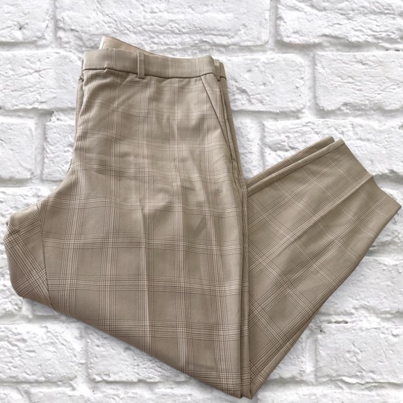 Light Beige/Plaid Slacks - Picture 2 of 5